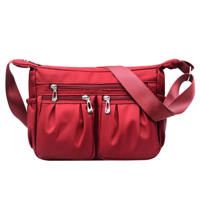 Nylon Crossbody Bag For Women Large Capacity Shoulder Bag Multi-pocket Female Bag Shopping Travel Lady Handbag Leisure Purse sac