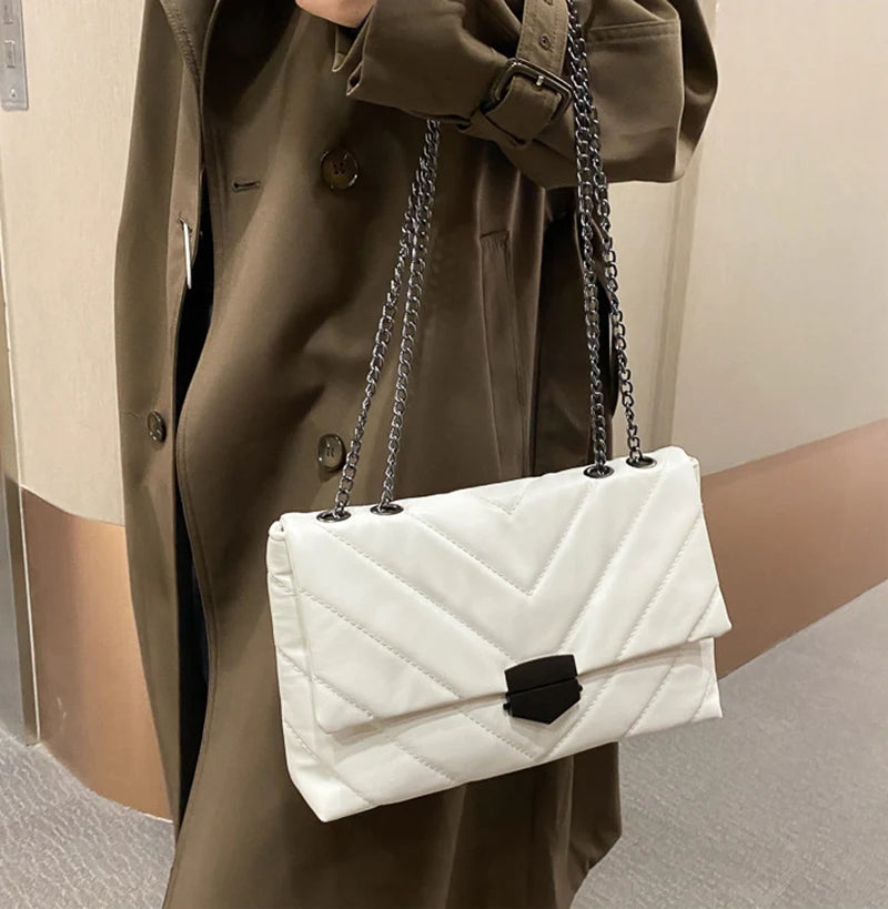 Small PU Leather Crossbody Bags for Women New Trend Hand Bag Women's Branded Trending Shoulder Handbags