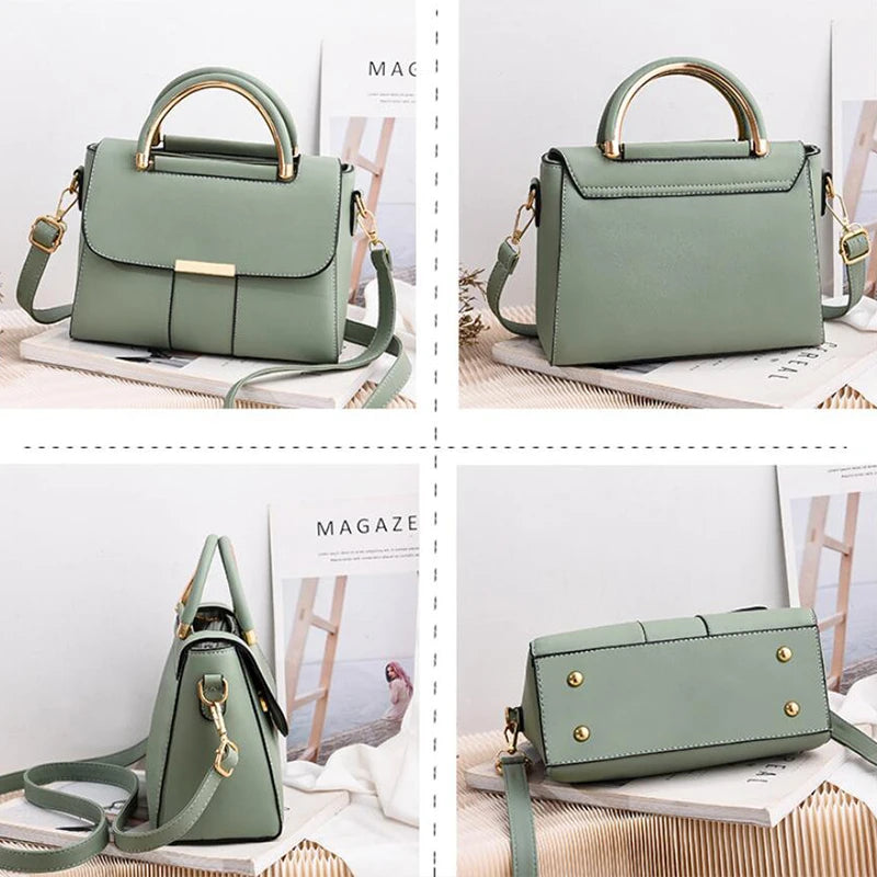 Luxury Small Handbag Women PU Leather Fashion Brand Crossbody Bags Lady Capacity Shoulder Messenger Bag Design Shopping Purse