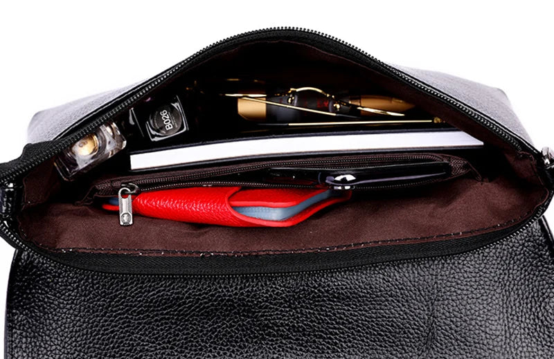 New Fashion Women Shoulder Bags Soft PU Leather Handbag Crossbody Messenger Bags Purse Clutch