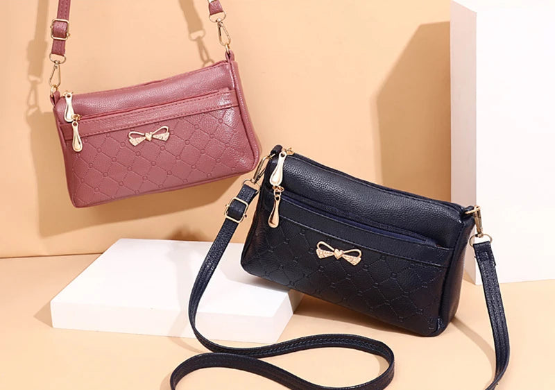 Fashion Women's Bags PU Leather Handbag Small Shoulder Messegner Bags Female High Quality Crossbody Bag Purse Lady Sac A Main
