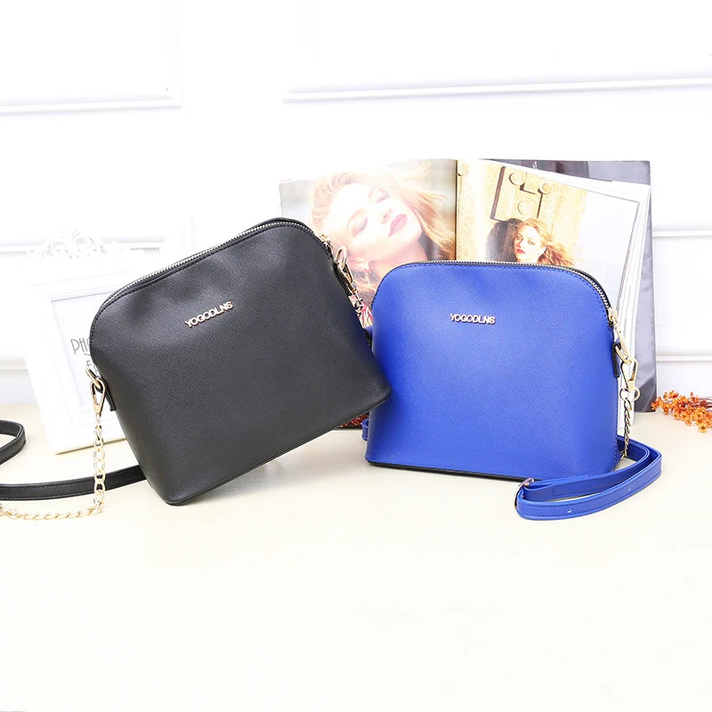 Fashion PU Leather Women Shoulder Bag Female Shell Designer Handbag Purse Girls Crossbody Bag Brand Small Flap Bolsos Feminina