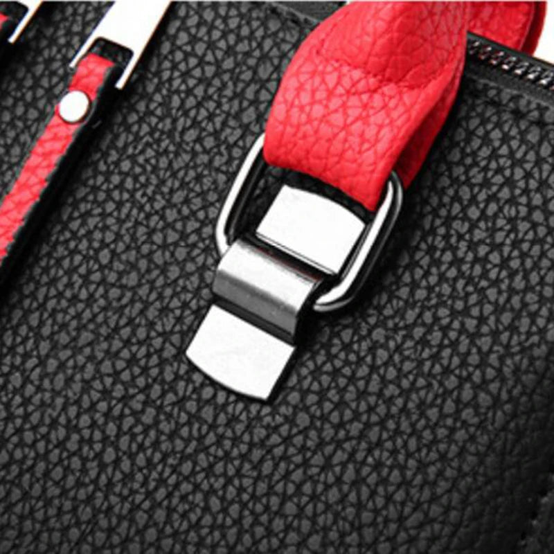 PU Leather Women Messenger Bag Fur Ball Crossbody Flap Bag Female  Shoulder Bag Solid Color Handbags