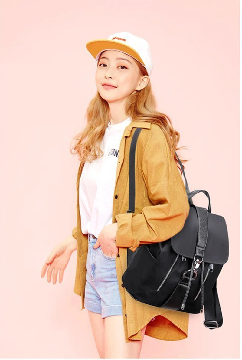 Women Backpack Designer High Quality Nylon Women Bag Fashion School Bags Large Capacity Knapsack Casual Travel Bags