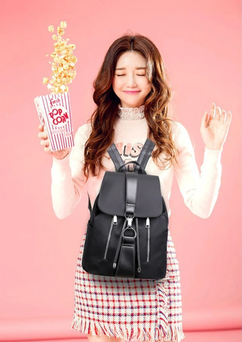 Women Backpack Designer High Quality Nylon Women Bag Fashion School Bags Large Capacity Knapsack Casual Travel Bags