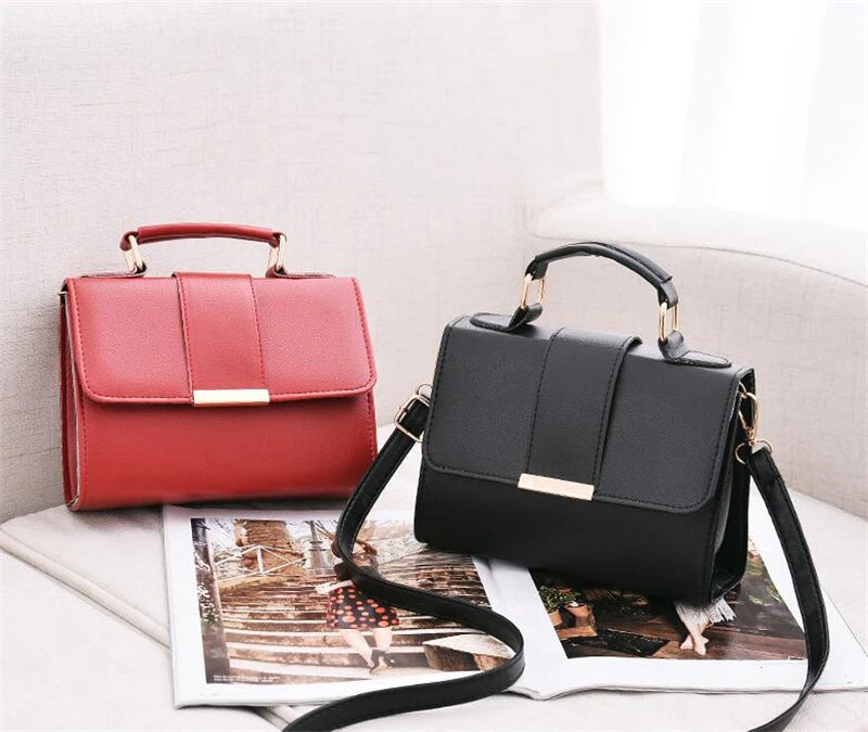 Retro Women Handbag Ladies Crossbody Messenger Bags High Quality PU Leather Female Flap Shoulder Bag New Arrival