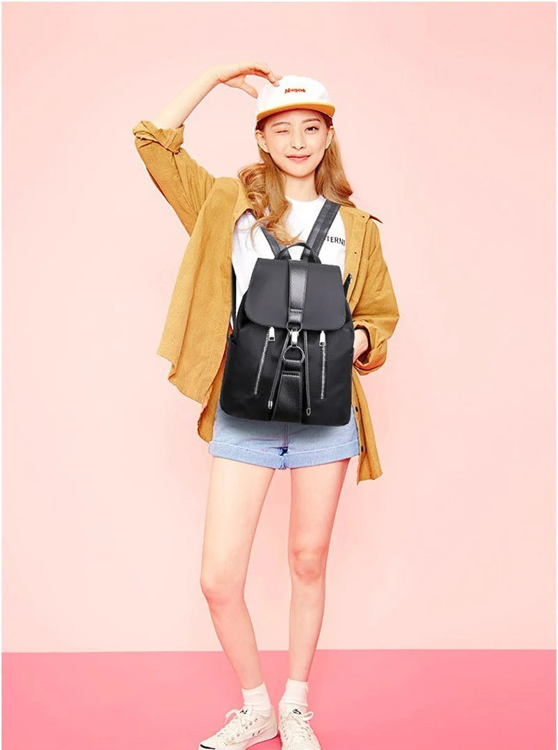 Women Backpack Designer High Quality Nylon Women Bag Fashion School Bags Large Capacity Knapsack Casual Travel Bags