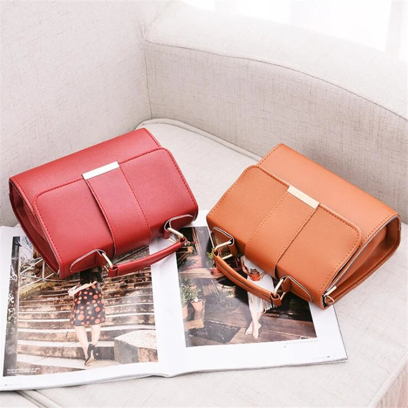Retro Women Handbag Ladies Crossbody Messenger Bags High Quality PU Leather Female Flap Shoulder Bag New Arrival