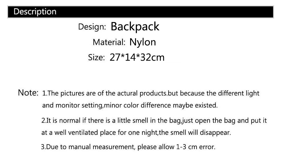 Women Backpack Designer High Quality Nylon Women Bag Fashion School Bags Large Capacity Knapsack Casual Travel Bags