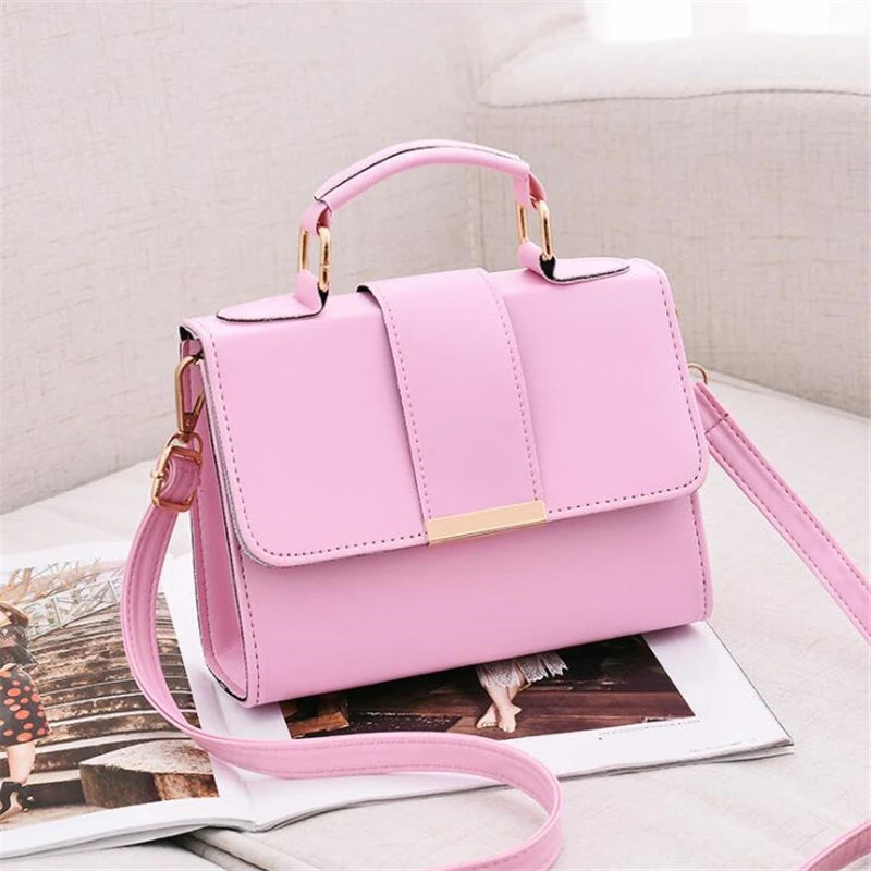 Retro Women Handbag Ladies Crossbody Messenger Bags High Quality PU Leather Female Flap Shoulder Bag New Arrival