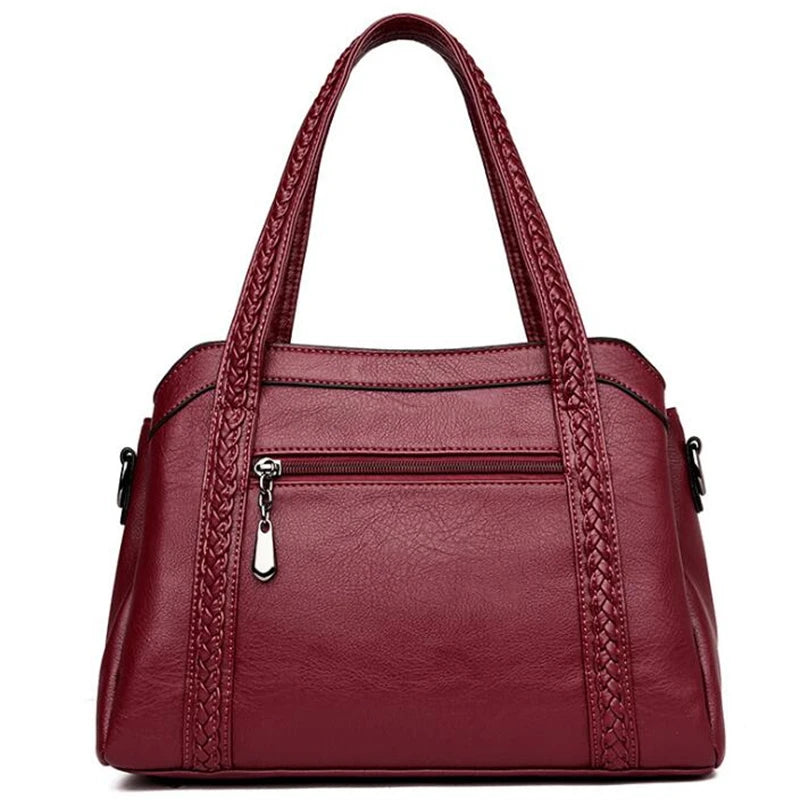 Women Casual Tote Bags Female Handbag Large Capacity Shoulder Crossbody Bag for Women Vintage PU Leather Travel Hobos Bag