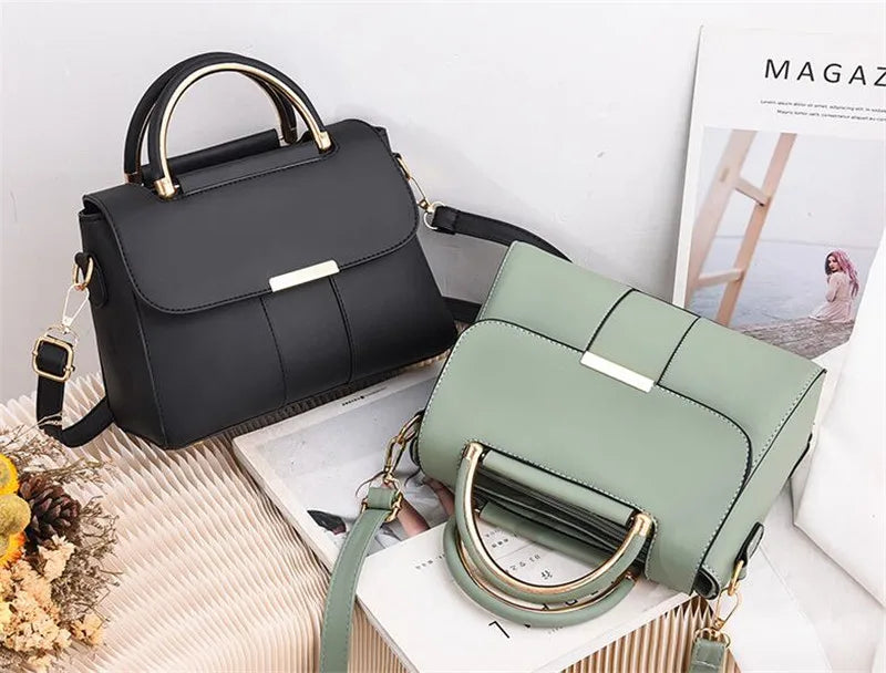 New Fashion Women Crossbody Shoulder Bags PU Leather Female Flap Messenger Bag Small Handbag Female New Purse Clutch