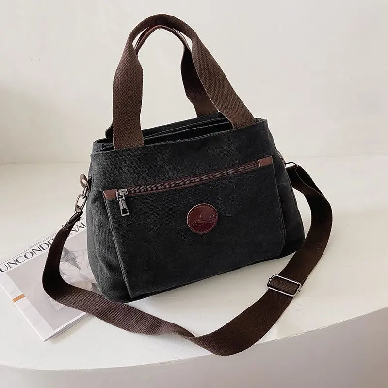 Women Casual Handbags Canvas Crossbody Bag for Woman Big Capacity Shoulder Tote Female Shopping Designer Messenger Bags bolso