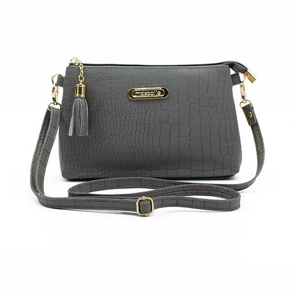 Fashion Alligator Pattern Shoulder Messenger Bags for Women PU Leather Handbag Small Phone Purse Crossbody Pack
