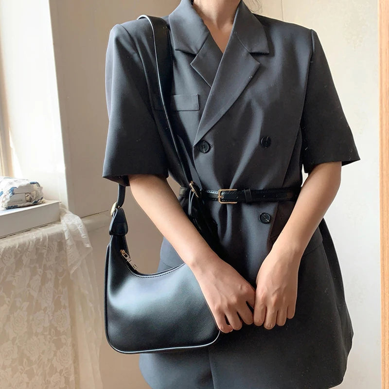 PU Leather Shoulder Messenger Bag Women Causal Luxury Handbags and Purse Female Designer Hobos Bag Small Brand Crossbody Bags