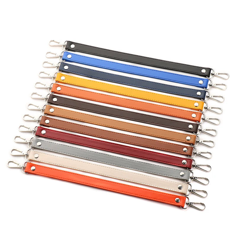 PU Leather Women Handbag Handle Short Bag Strap Replaceable 36cm Fashion Solid Color Wide Shoulder Strap Handles For Handbag Hot