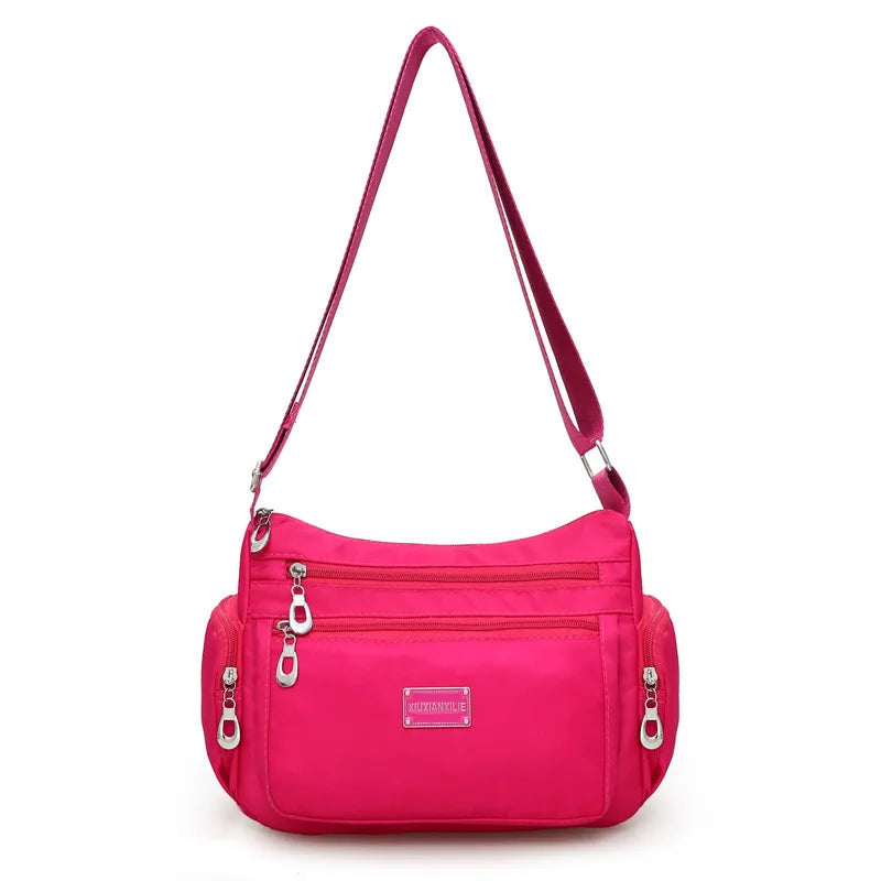 Women Casual Bolsos Messenger Bag Waterproof Nylon Shoulder Bag Large Capacity Mom Handbags Tote Crossbody Pack sac a main Purse