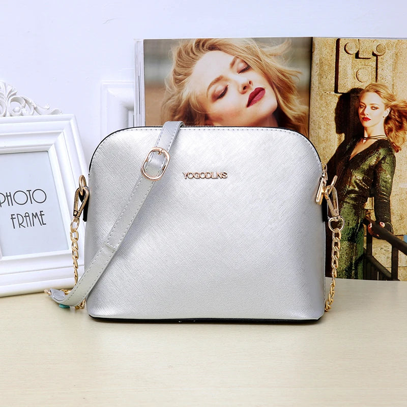 Fashion PU Leather Women Shoulder Bag Female Shell Designer Handbag Purse Girls Crossbody Bag Brand Small Flap Bolsos Feminina