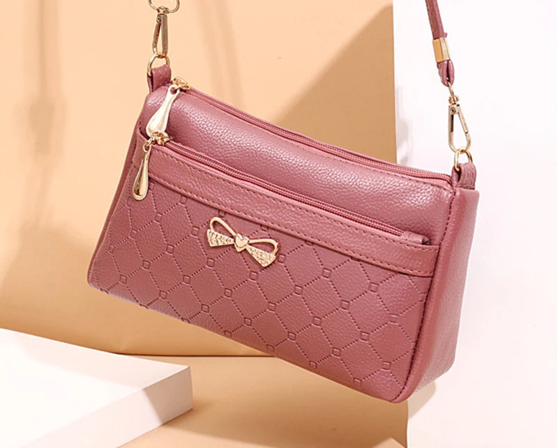 Fashion Women's Bags PU Leather Handbag Small Shoulder Messegner Bags Female High Quality Crossbody Bag Purse Lady Sac A Main