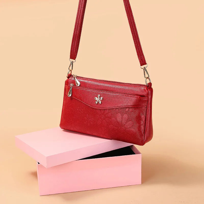 Retro Printing Crossbody Bag Women's Handbag Multifunction Shoulder Messenger S hopping Cellphone Purse Lady Mommy Bag  feminin