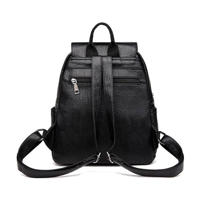 New Arrival Pu Leather Backpack Shoulder Bags For Women Fashion Travel Knapsack High Quality Rucksack School Bag 