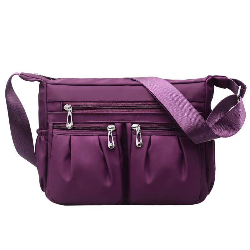 Nylon Crossbody Bag For Women Large Capacity Shoulder Bag Multi-pocket Female Bag Shopping Travel Lady Handbag Leisure Purse sac