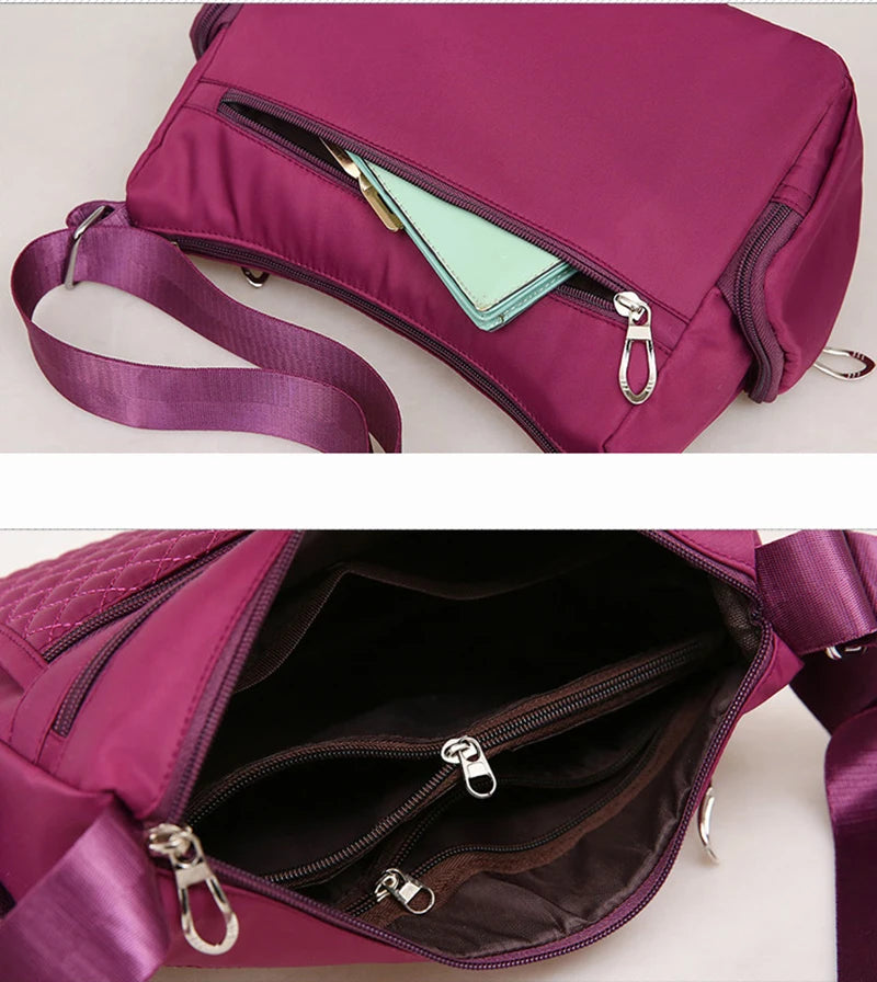 Fashion Women Casual Shoulder Handbags Lightweight Waterproof Oxford Package Female Large Capacity Travel Crossbody Bag