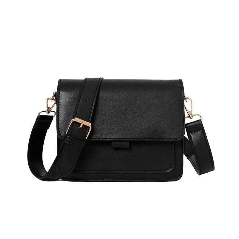 Sewing Thread Women's Shoulder Bags Pu Hasp Ladies Crossbody Bags on Sale 2024 High Quality Free Shipping Bolsas Femininas