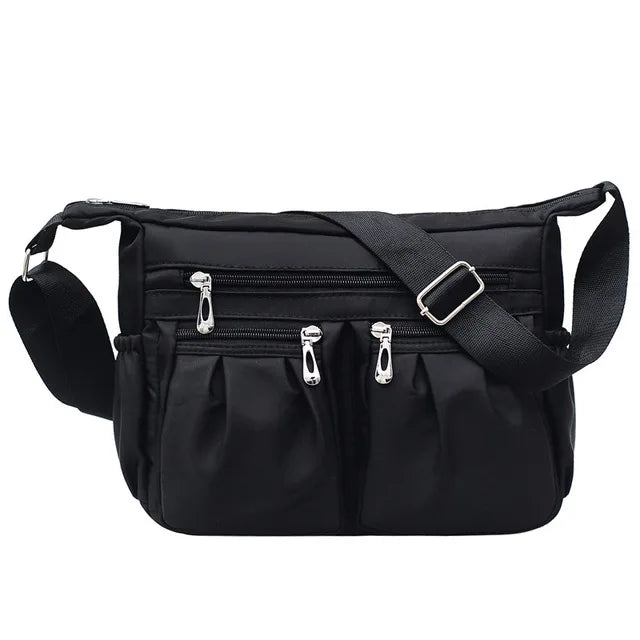 Nylon Crossbody Bag For Women Large Capacity Shoulder Bag Multi-pocket Female Bag Shopping Travel Lady Handbag Leisure Purse sac