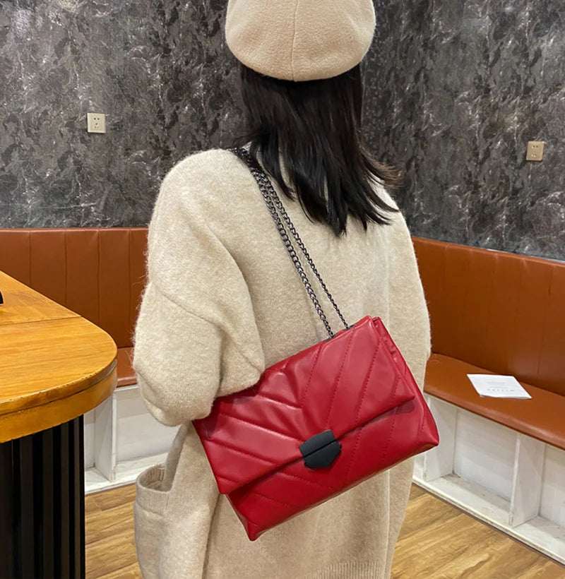 Small PU Leather Crossbody Bags for Women New Trend Hand Bag Women's Branded Trending Shoulder Handbags