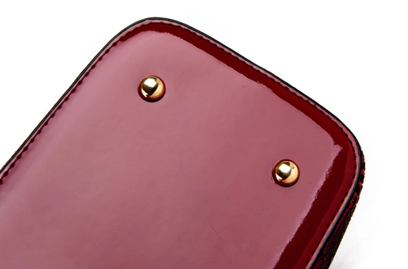 Luxury New Large Capacity Women Bag PU Leather Ladies Handbags  and Purse Fashion Shiny Girls Shoulder Messenger Bag Female Tote