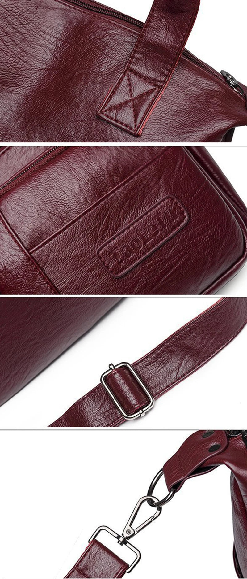 Luxury Shopping Handbags Female Shoulder Bags Designer PU Leather Crossbody Bags for Women Large Capacity Messenger Bag Totes