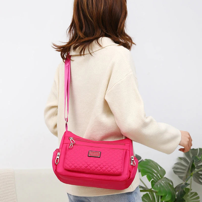 Fashion Women Casual Shoulder Handbags Lightweight Waterproof Oxford Package Female Large Capacity Travel Crossbody Bag
