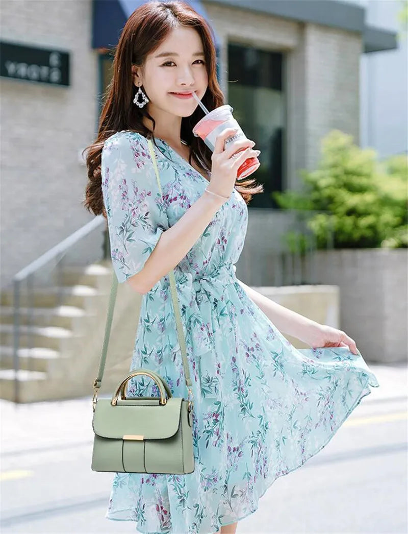 New Fashion Women Crossbody Shoulder Bags PU Leather Female Flap Messenger Bag Small Handbag Female New Purse Clutch