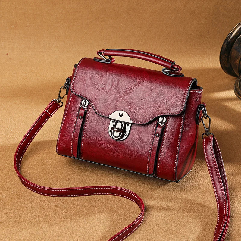 Women's Handbag New PU Leather Fashion Lock Design Large Capacity Shoulder Bag Female Crossbody Tote Messenger Bag bolsos