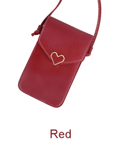 Soft Leather Crossbody Bags for Women Solid Color Shoulder Bag Cell Phone Purse Small Handbags Girls NEW