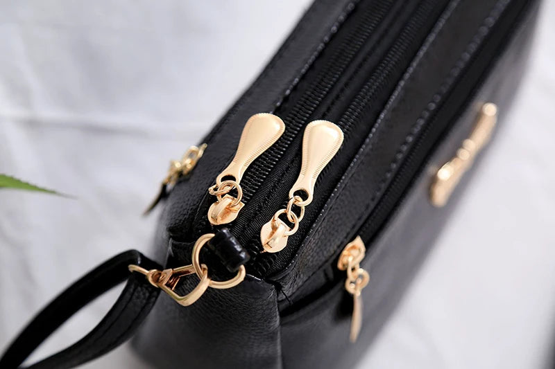 New Arrivals Women Shoulder Crossbody Bags Purse Bowknot PU Leather Messenger Handbags Small Phone Pocket for mama
