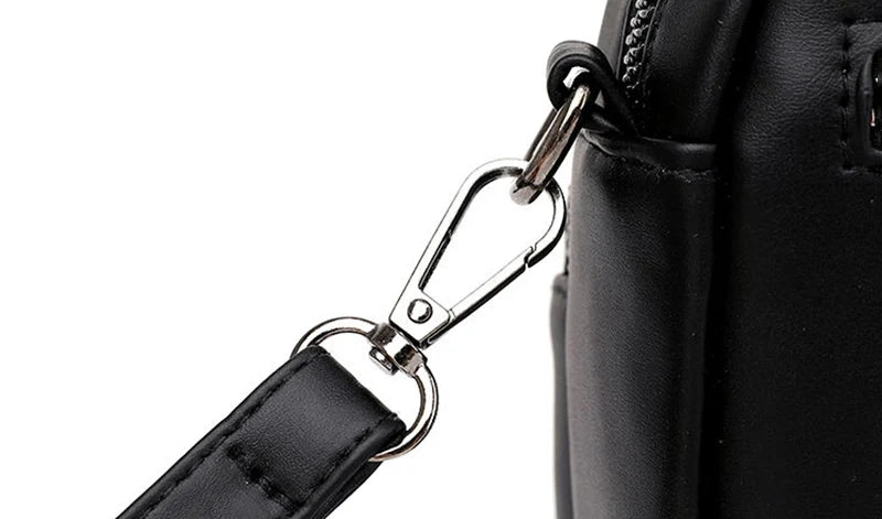 Simple Fashion Plaid Shoulder Bags For Women PU Leather Crossbody Messenger Bag Phone Purse Lady Small Handbag Clutch