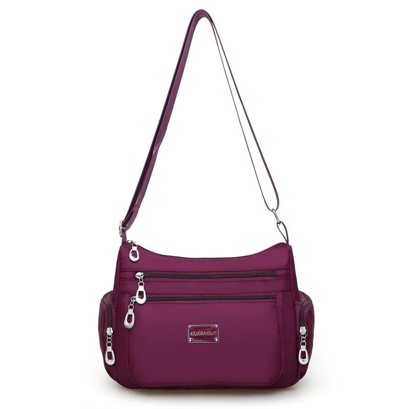 Women Casual Bolsos Messenger Bag Waterproof Nylon Shoulder Bag Large Capacity Mom Handbags Tote Crossbody Pack sac a main Purse