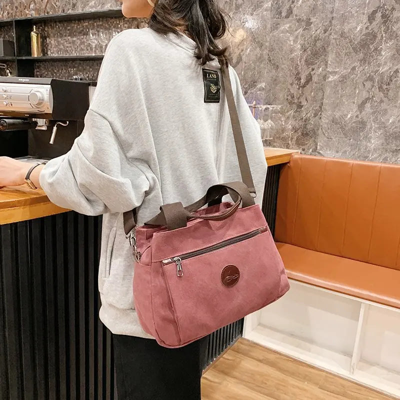 Women Casual Handbags Canvas Crossbody Bag for Woman Big Capacity Shoulder Tote Female Shopping Designer Messenger Bags bolso