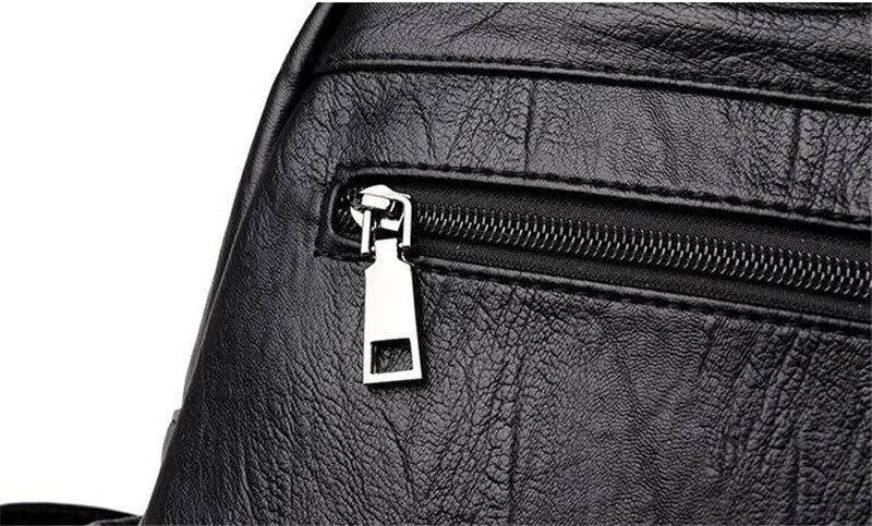 New Arrival Pu Leather Backpack Shoulder Bags For Women Fashion Travel Knapsack High Quality Rucksack School Bag 