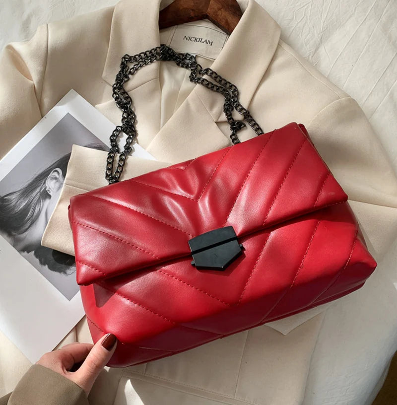 Small PU Leather Crossbody Bags for Women New Trend Hand Bag Women's Branded Trending Shoulder Handbags