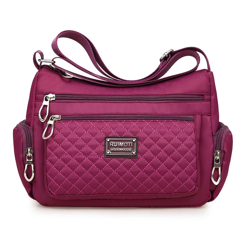 Fashion Women Casual Shoulder Handbags Lightweight Waterproof Oxford Package Female Large Capacity Travel Crossbody Bag