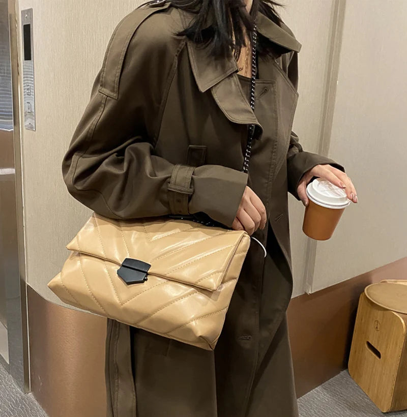 Small PU Leather Crossbody Bags for Women New Trend Hand Bag Women's Branded Trending Shoulder Handbags