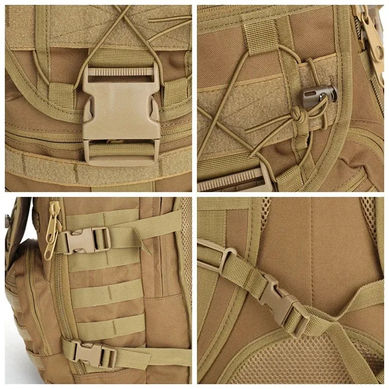 35L Large Capacity Men's Tactical Backpacks Survival Hiking Outdoor Computer Bag Treeking Day Pack Casual Sports Bag