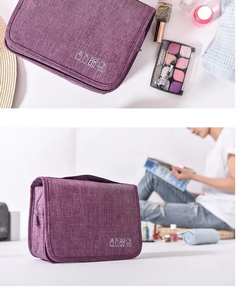 High Quality Women Makeup Bags Travel Cosmetic Bag Toiletries Organizer Waterproof Storage Neceser Hanging Bathroom Wash Bag