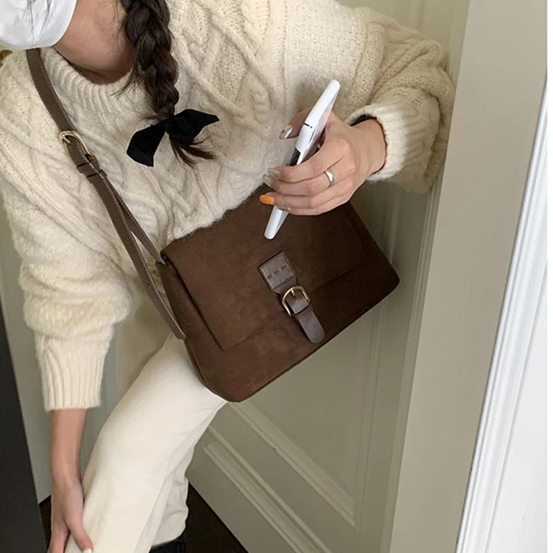 Matte Leather Large Capacity Handbag Female Underarm Shoulder Bag Fashion Messenger Crossbody Bags for Women Luxury Design Totes