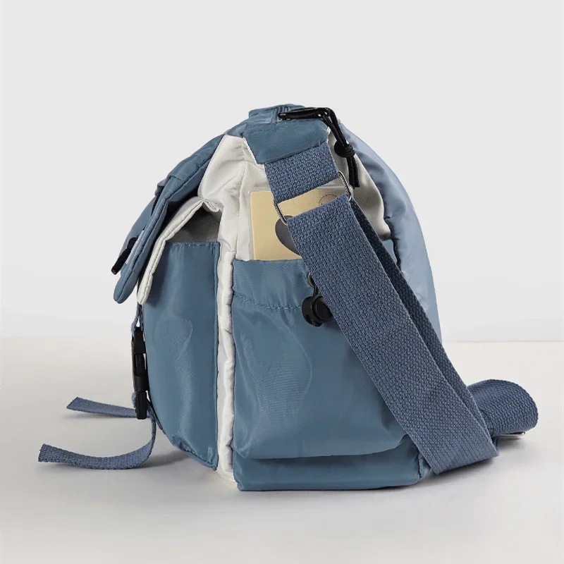 Preppy Casual Nylon Crossbody Bag For Men And Women Teenager Messenger Bag, Outdoor Student Commuter Shoulder Bag For Daily Use