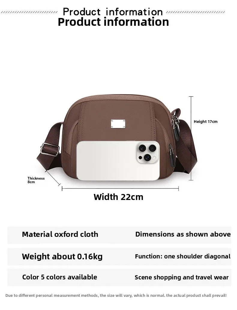 Stylish Practical Multifunctional Crossbody Bag for Women Versatile and Chic Single Shoulder Bag, Oxford Mobile Phone Coin Purse
