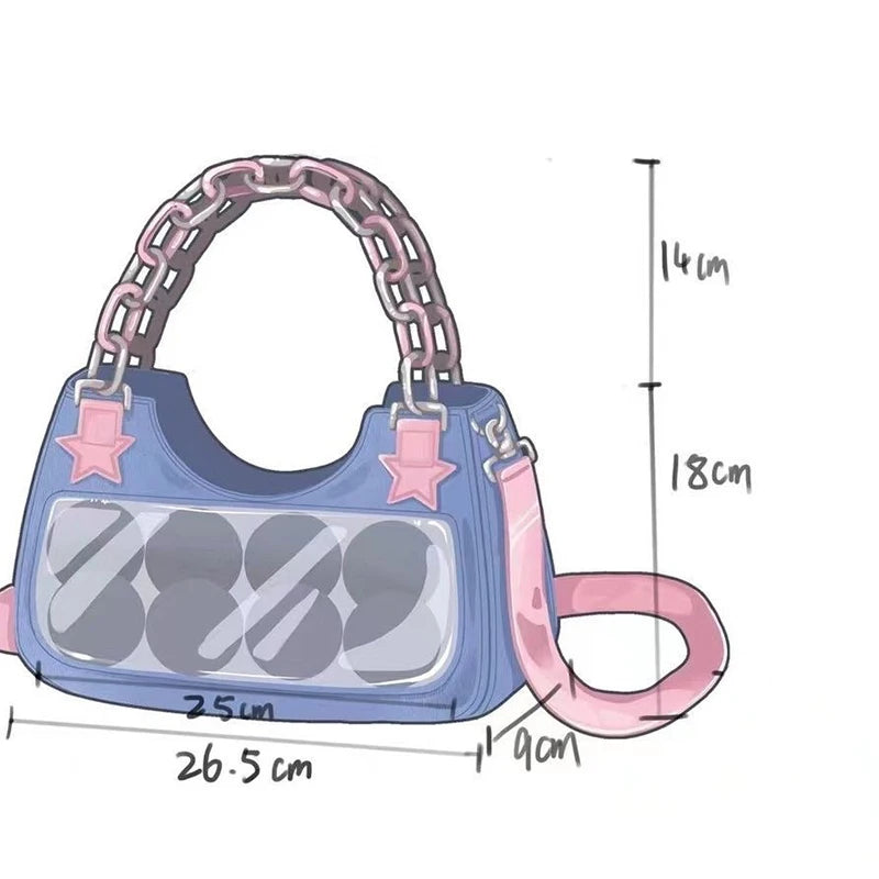 Denim Women Underarm Shopper Totes Large Capacity Designer Hobo Shoulder Bag Luxury Women's Handbag Small Crossbody Bag